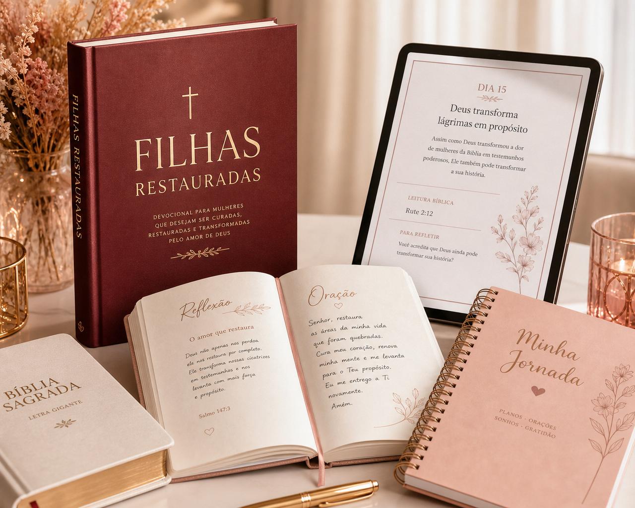 Mockups dos materiais